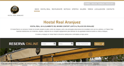 Desktop Screenshot of hostalrealaranjuez.com