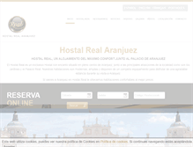 Tablet Screenshot of hostalrealaranjuez.com